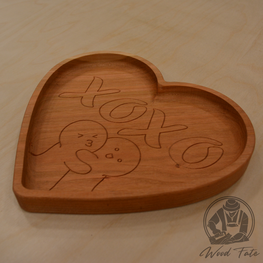 Heart Tray "Hugs and Kisses"