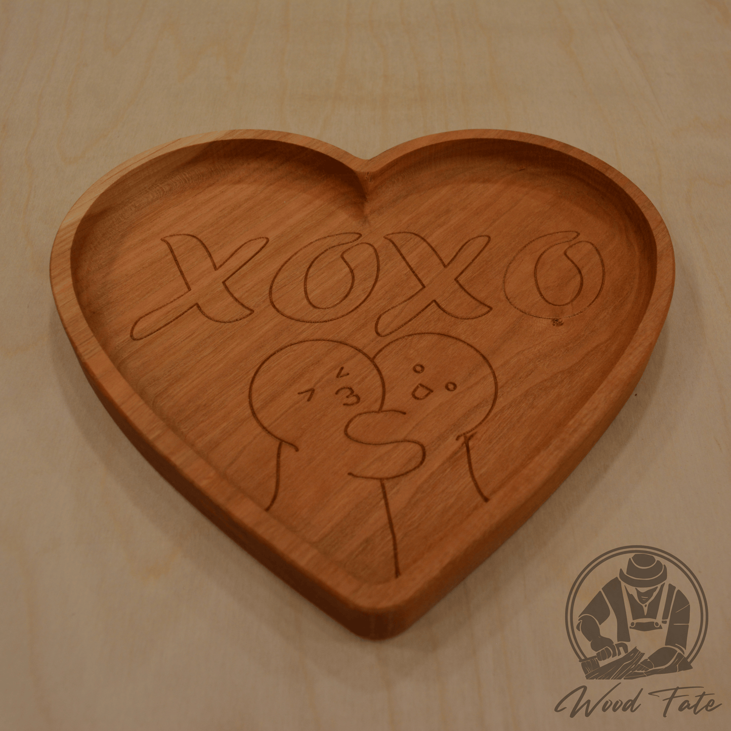 Heart Tray "Hugs and Kisses"